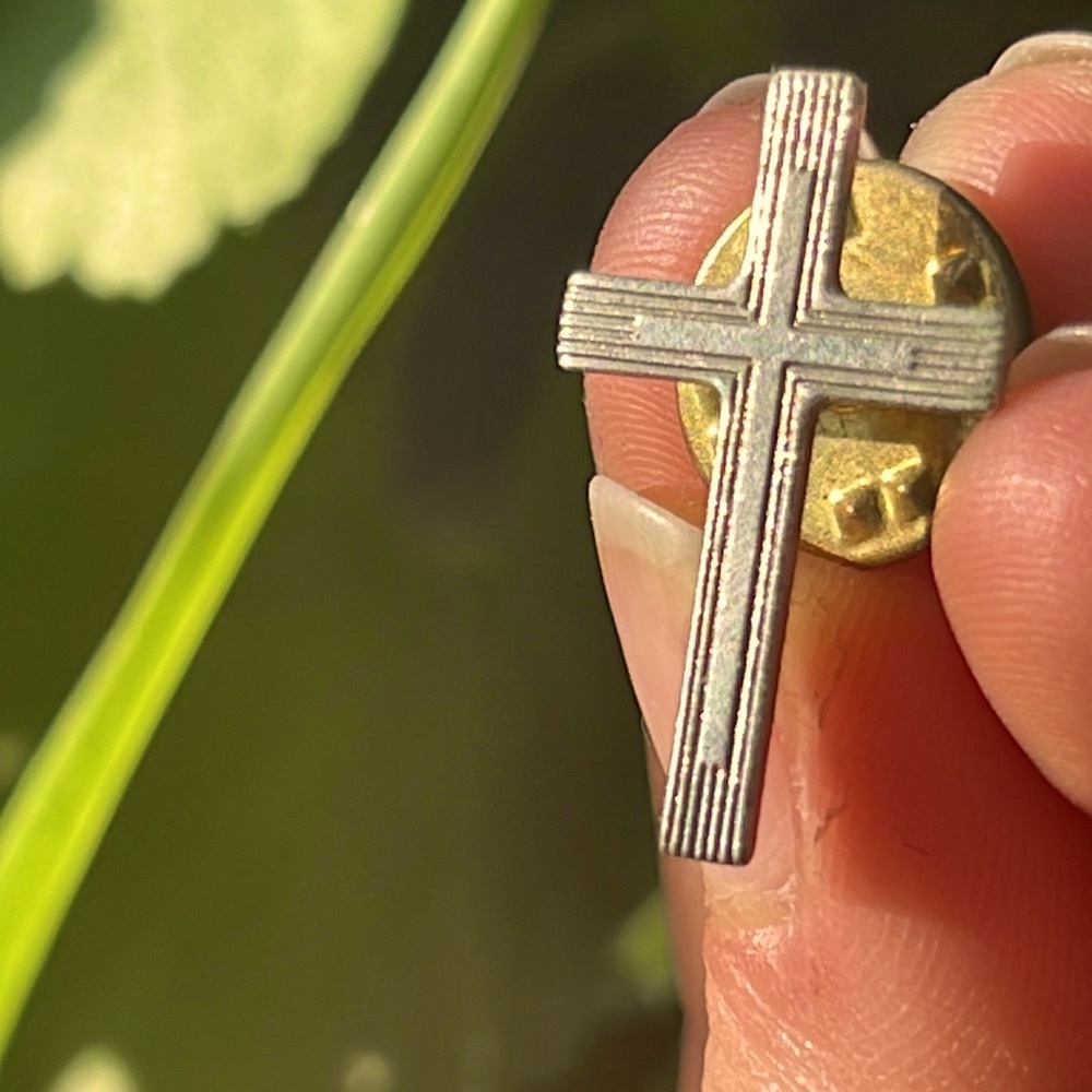Cross Pin Brooch